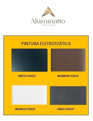 Imagem de Espreguiçadeira Estrutura Aluminio Tela Sling Sem Rodas