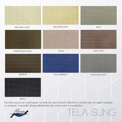 Imagem de Espreguiçadeira Para Piscina - Alumínio Tela Sling