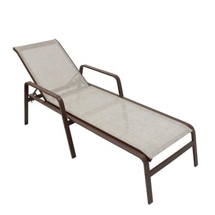 Imagem de Espreguiçadeira para Piscina Reforçada Aluminio Tela Sling