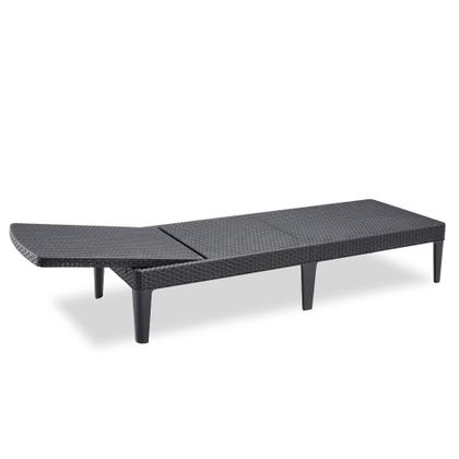 Imagem de Espreguiçadeira Piscina Keter Jaipur Dobrável com 4 Ajustes de Encosto