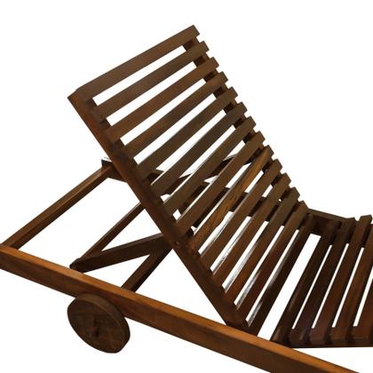 Imagem de Espreguiçadeira Regulável Summer Madeira Imbuia Maciça
