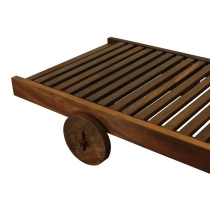 Imagem de Espreguiçadeira Regulável Summer Madeira Imbuia Maciça