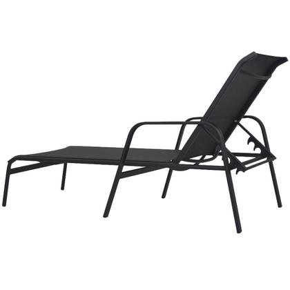 Imagem de Espreguiçadeira Sling Premium para Piscina de Alumínio Encosto Regulável