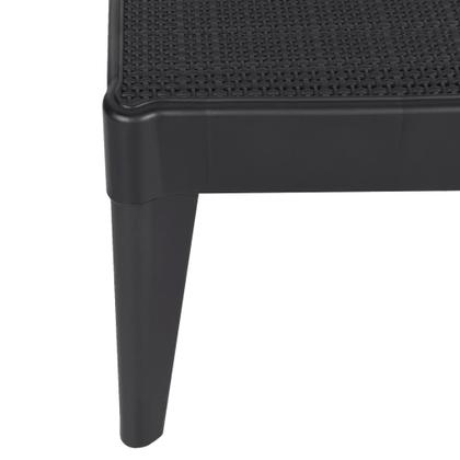 Imagem de Espreguiçadeira vidaXL Antracite, Juta, Polipropileno, Ajustável