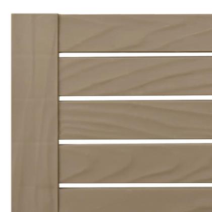 Imagem de Espreguiçadeira vidaXL Outdoor Ajustável em Polipropileno Castanho Claro