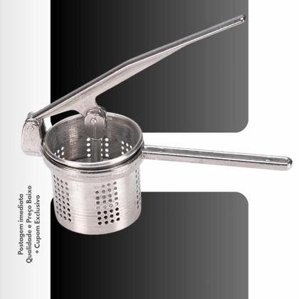 Imagem de Espremedor de Batata com Cabo + Amassador de Batata Manual Inox
