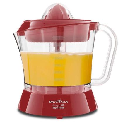 Imagem de Espremedor De Frutas Britânia Bellagio 350 Turbo Vermelho 110V