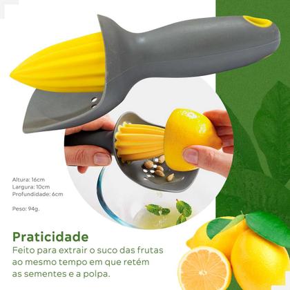 Imagem de Espremedor de frutas em silicone , espremedor manual para frutas