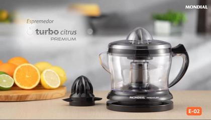 Imagem de Espremedor de Frutas Mondial Premium E-02 - Preto - 110V