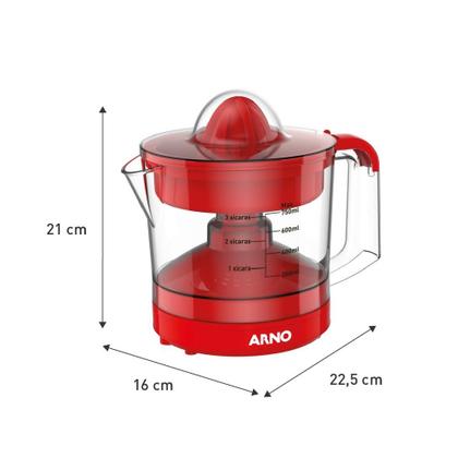 Imagem de Espremedor de frutas Suco Express 0,75L Vermelho CP02