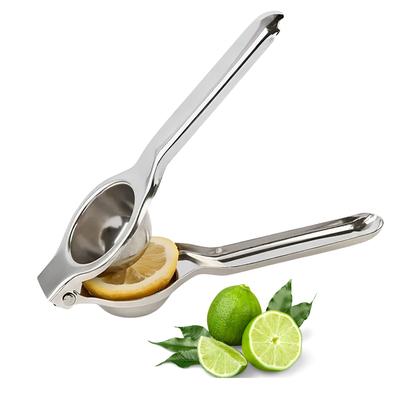 Imagem de Espremedor De Limão E Frutas Manual De Aço Inox Amassador Limao 20cm