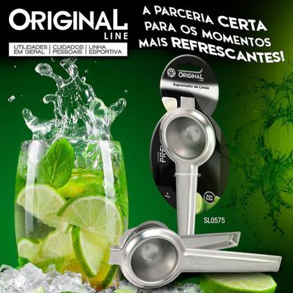 Imagem de Espremedor de Limão Frutas Aço Inox Nobre Ótima Qualidade