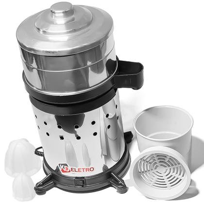 Imagem de Espremedor Extrator Industrial em Inox - Laranja Sucos Frutas Bivolt Cozinhas Bares e Restaurantes