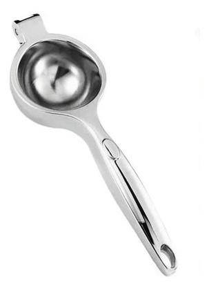 Imagem de Espremedor Manual P/ Limão Suco Prático Drink Chef Gourmet Aço Inox Maciço 