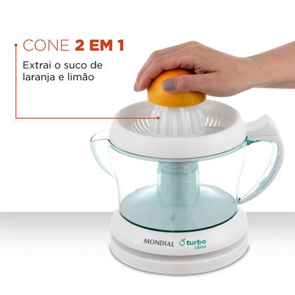 Imagem de Espremedor Turbo Citrus Mondial Branco 25W E-01