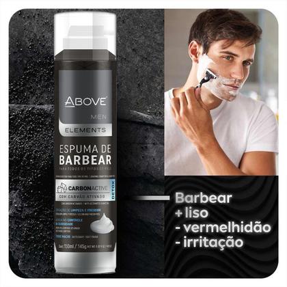 Imagem de Espuma Barba Above Carvao Ativado Al 150Ml