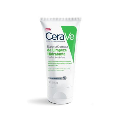 Imagem de Espuma Cremosa de Limpeza CeraVe Hidratante Pele Normal a Seca 140g