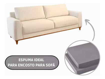 Imagem de Espuma D23 80cm X 60cm E 10 Cm De Espessura Encosto Sofá