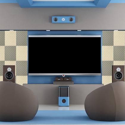 Imagem de Espuma de isolamento acústico BXI Espuma de célula fechada para isolamento acústico, pacote com 2