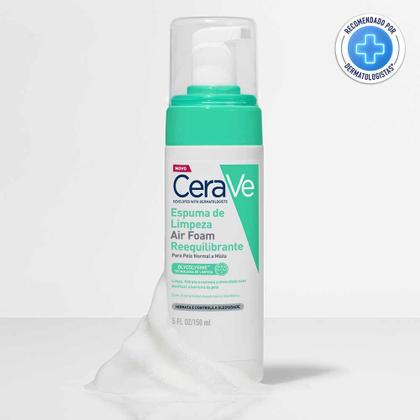 Imagem de Espuma de Limpeza Facial CeraVe Air Foam Reequilibrante