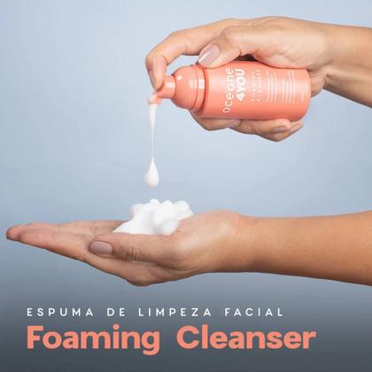Imagem de Espuma de limpeza facial com ácido salicílico 4you 100ml
