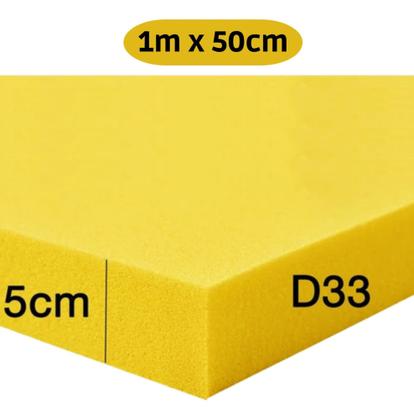 Imagem de Espuma Em Metro D33 80cm X 60cm E 5cm De Espessura Assento