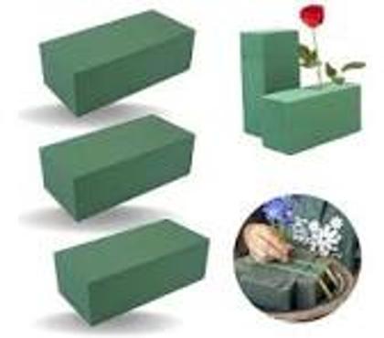 Imagem de Espuma esponja floral fenólica para arranjos de flores cx 24unidades (Tijolinho)