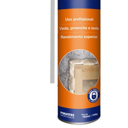 Imagem de Espuma Expansiva Poliuretano Polyfort 750ml (QA006) - Pulvitec