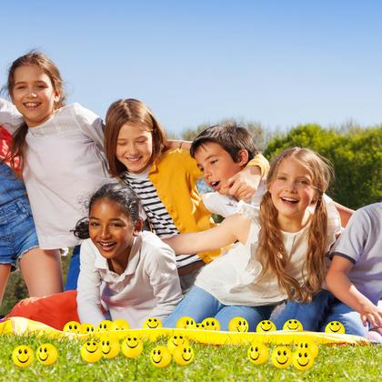 Imagem de Espuma facial Stress Balls Skylety Mini Smile 3 cm e 100 peças