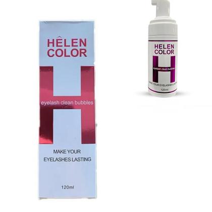 Imagem de Espuma  Helen Color Limpeza  Alongamento De Cílios Fio A Fio