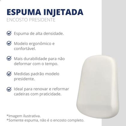 Imagem de Espuma Injetada Encosto P/ Costas P/ Cadeira Presidente 1978