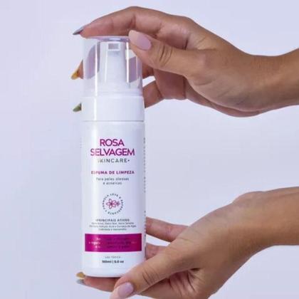 Imagem de Espuma Limpeza Antioleosidade e Antiacne Rosa Selvagem 150ml