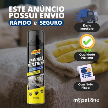 Imagem de Espuma multiuso lavanda mundial prime - 300ml/251g