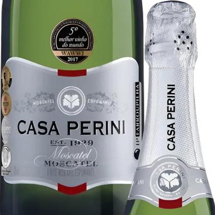 Imagem de Espumante Branco Moscatel Casa Perini 375ml Caixa Kit 12un