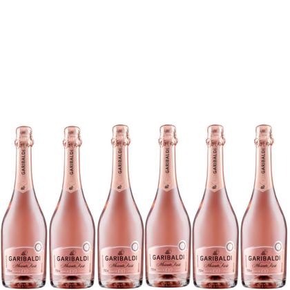 Imagem de Espumante Moscatel Rose Sem Álcool Garibaldi Zero 750ml