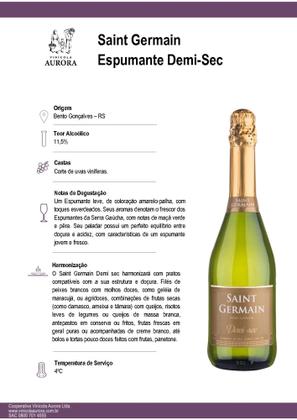 Imagem de Espumante Saint Germain Rosé Demi-Sec 660 mL