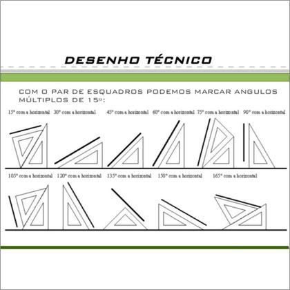 Imagem de Esquadro Acrílico 30 º GRAUS Desenho Técnico 16 Cm - Fênix