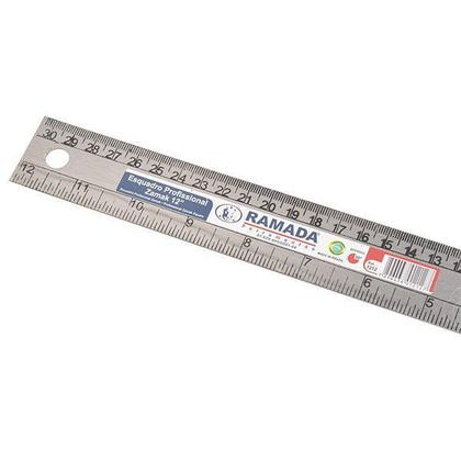 Imagem de Esquadro Com Cabo De Alumínio de 12 Polegadas / 30cm - Ramada
