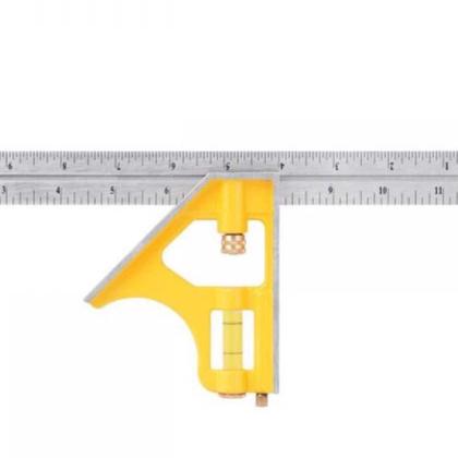 Imagem de Esquadro Combinado 12 Pol com Régua Inoxidável VONDER
