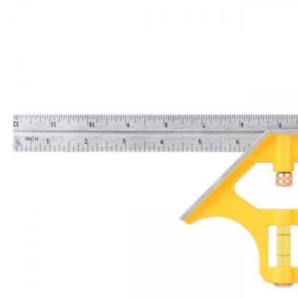 Imagem de Esquadro Combinado 12 Pol com Régua Inoxidável VONDER