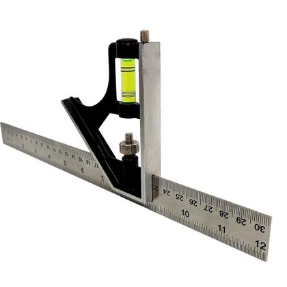 Imagem de Esquadro Combinado 300mm 12 Com Nível * 7063