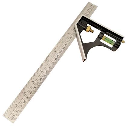 Imagem de Esquadro Combinado 30cm 12" Ref. 5381 - Lotus