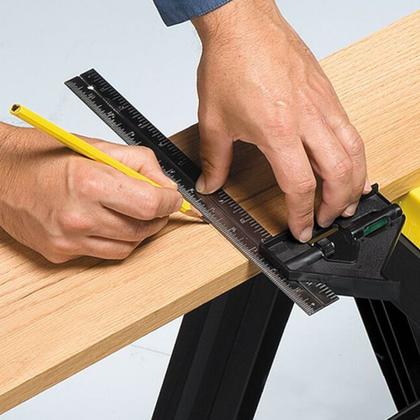 Imagem de Esquadro combinado metálico de 12"