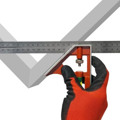 Imagem de Esquadro Combinado Profissional 12 Polegadas Sparta