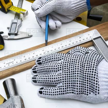 Imagem de Esquadro De Aço Inox C/ Cabo De Alumínio 12'' 30 Cm