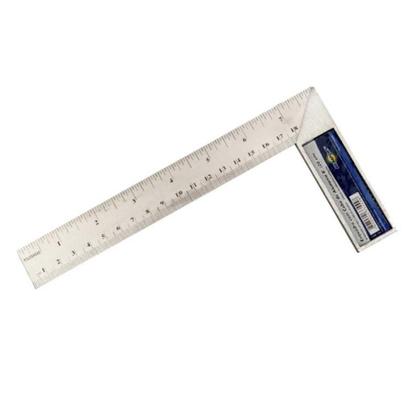 Imagem de Esquadro de aço inox com cabo em aluminio 8 pol (20cm) - brasfort