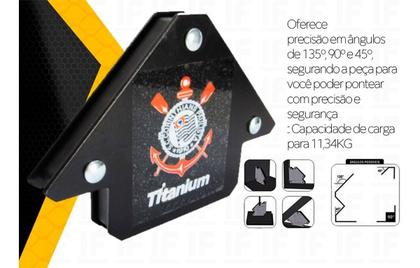 Imagem de Esquadro Magnético Corinthians Robusto - Titanium
