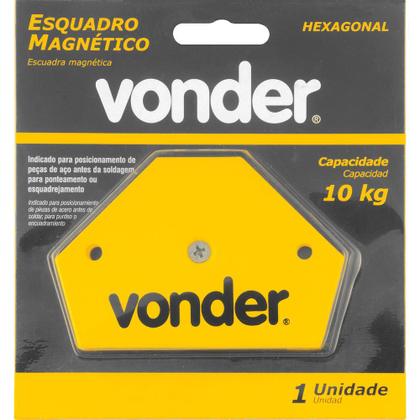 Imagem de Esquadro Magnético Hexagonal Para Soldador 10 Kgf - Vonder