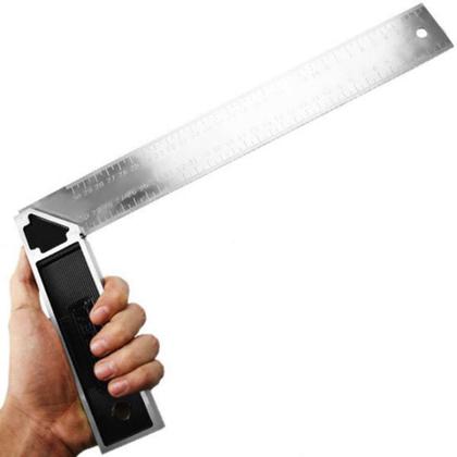 Imagem de Esquadro Profissional com Cabo de Alumínio 12 Stanley