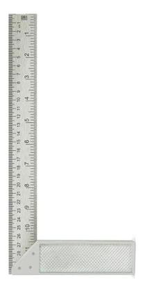 Imagem de Esquadro Standard Lâmina Aço Inox Marceneiro Carpinteiro 12